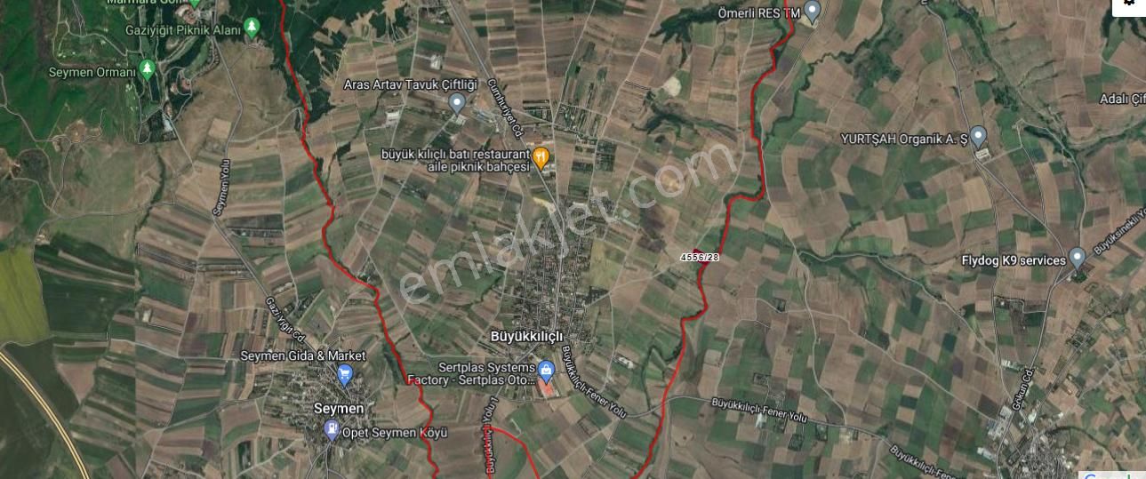 Büyükkılıçlı'da Uygun Fiyatlı 6985 M2 Yatırımlık Tarla - Görsel 7