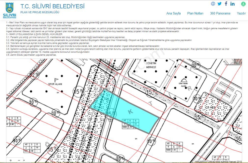 Silivri Alipaşada 5 Kat Konut İmarlı 6232 M2 Arsa - Görsel 13