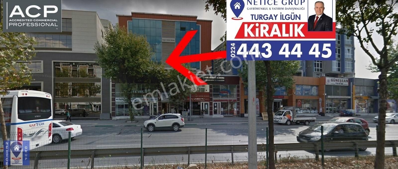 Osmangazi Osmangazi Kiralık Ofis Ankara Yolunda Karasu İş Merkezi. 1+1 Ve 2+0 Kombili 166m2 Ofis