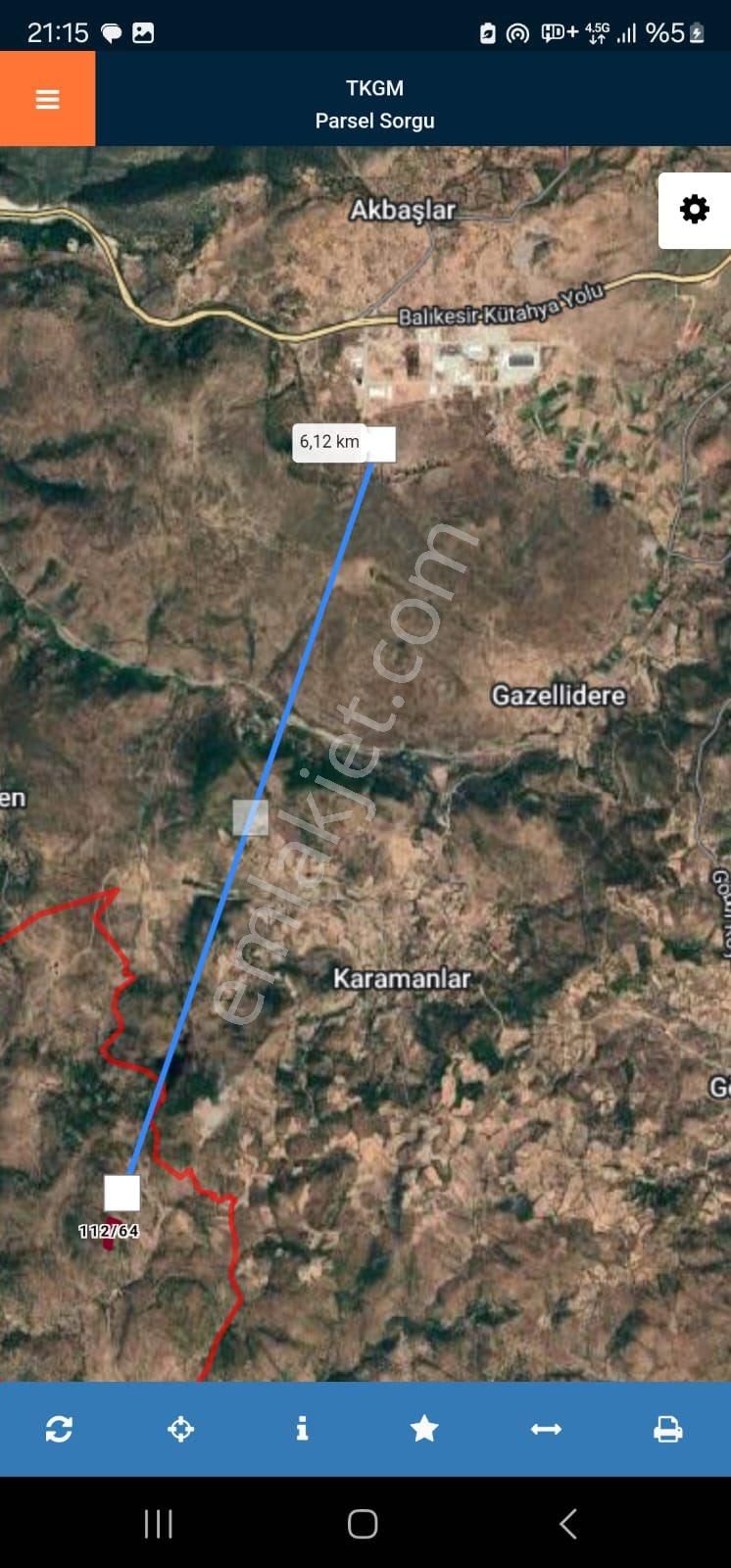 Dursunbey Taşkesiği Satılık Tarla 9.407 M2 Tarla