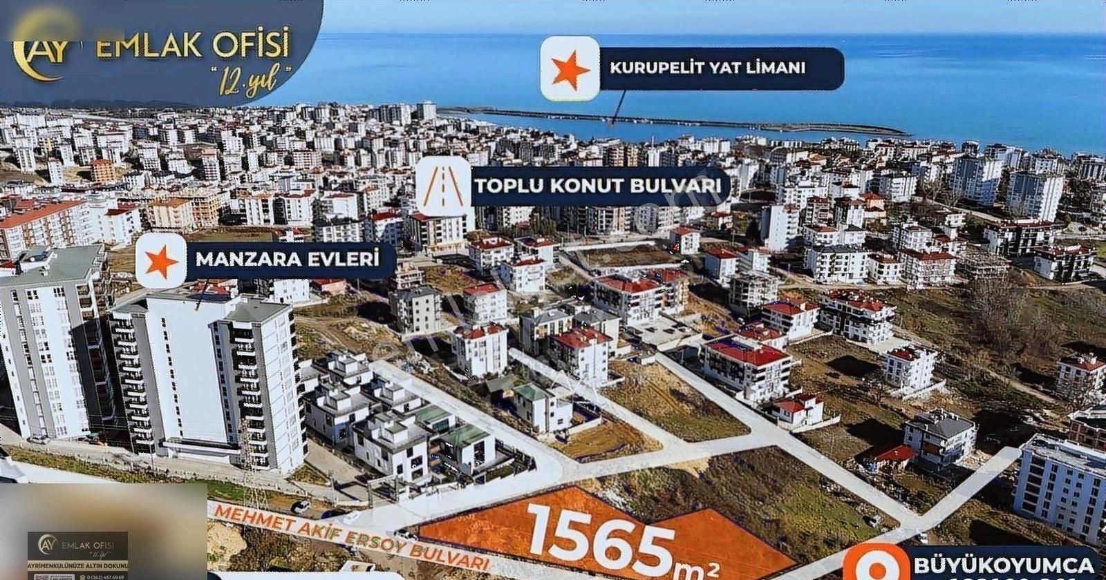 Atakum Körfez Satılık Konut İmarlı Proje; Ruhsatlı; 48 Dairelik Arsa