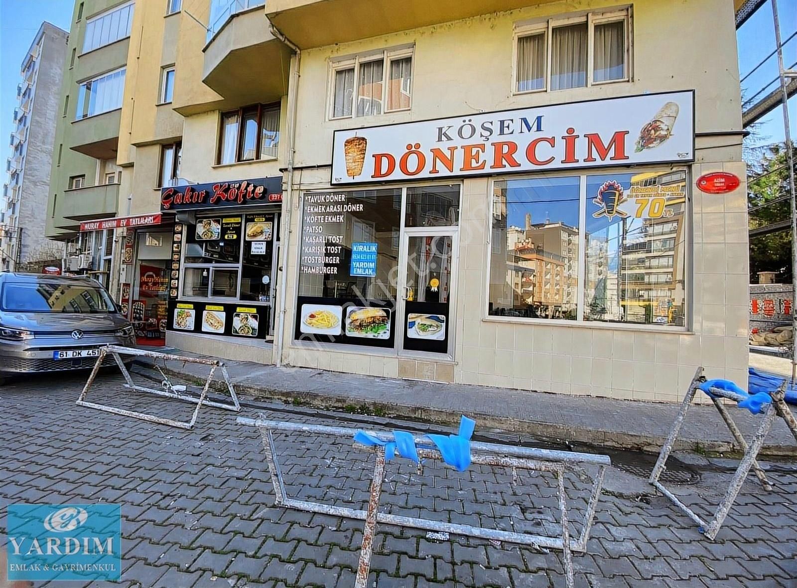 Akçaabat Yaylacık Devren Dükkan & Mağaza Yardım Emlaktan Akçaabat Yaylacıkta Devren Kiralık Dürüm Salonu