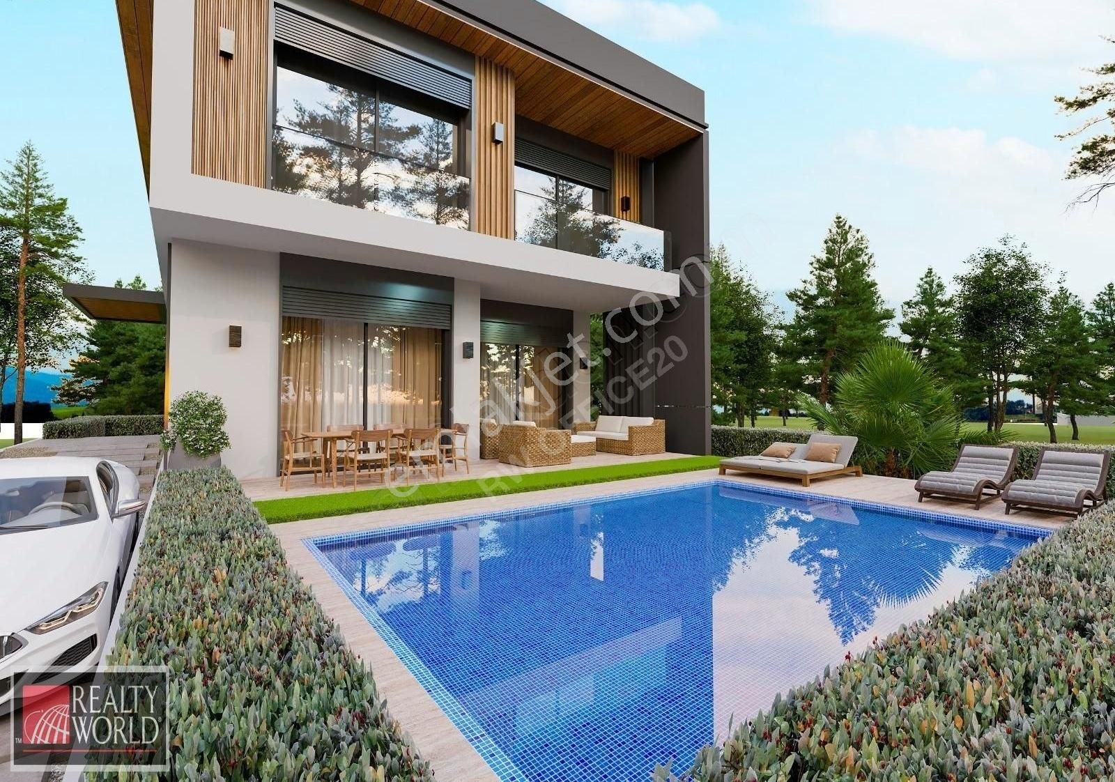 Merkezefendi Başkarcı Satılık Villa Denizli Başkarcı'da Bireysel Havuzlu Natamam Villa