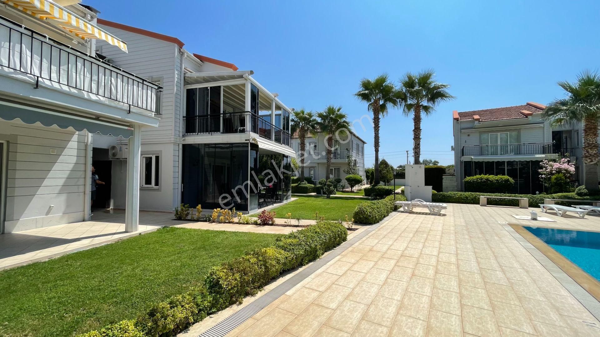 Kemer Çamyuva Satılık Daire Çamyuva'da Havuzlu Elit Site İçerisinde Satılık Bahçe Kat Daire