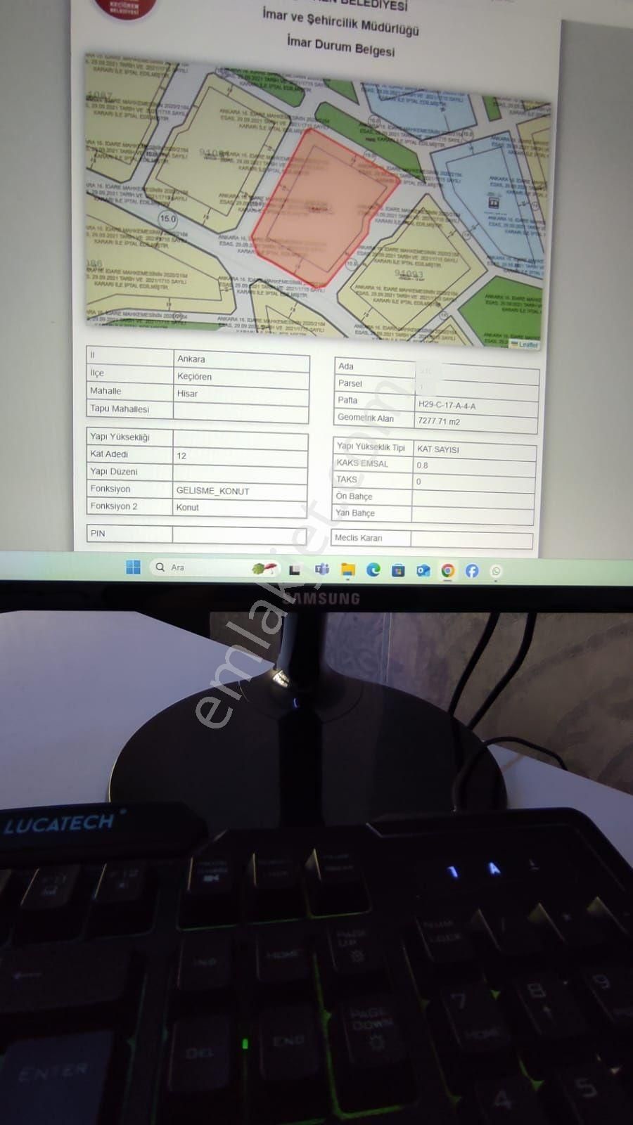 Satılık*arsa*bağlum Da*teli Çekilmiş*12 Kat İmarlı*bahçe Ve Yatırımlık - Görsel 6