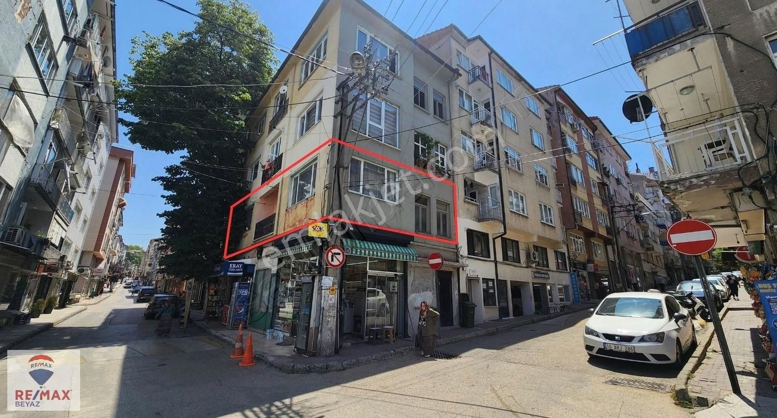 Bursa Osmangazi Metroya Yakın Kiralık Daire Remax Beyaz Altıparmak Mah. Eşyalı Kiralık Bakımlı 2+1 Daire