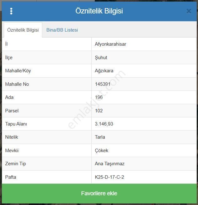 İlbey // Şuhut Ağzıkara Köyünde 14.434 M² İki Adet Tarla - Görsel 2