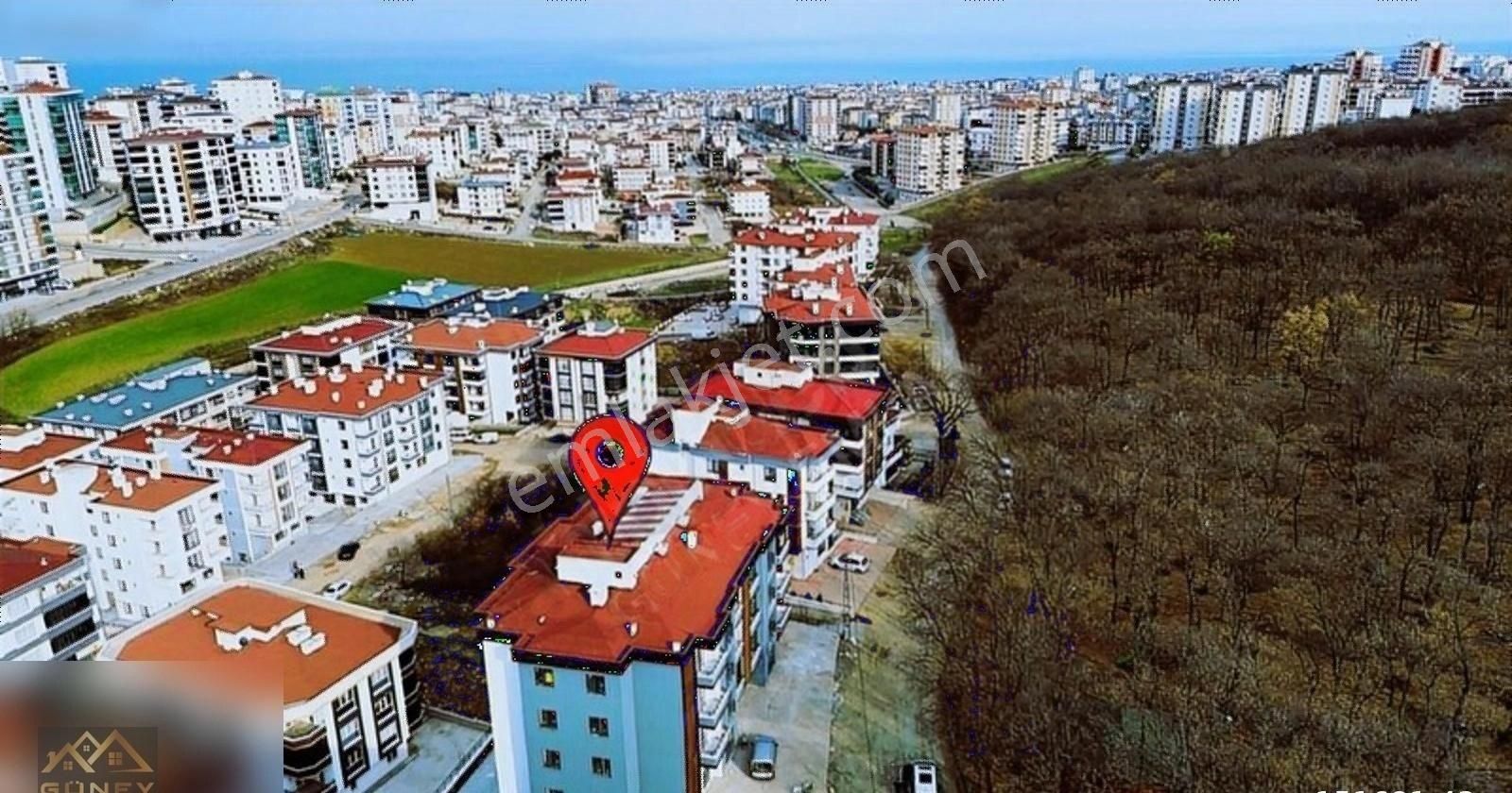 Atakum İstiklal Satılık Daire Güney Emlaktan Samsun Kent Ormanı Altında Satılık 1+1 Daire