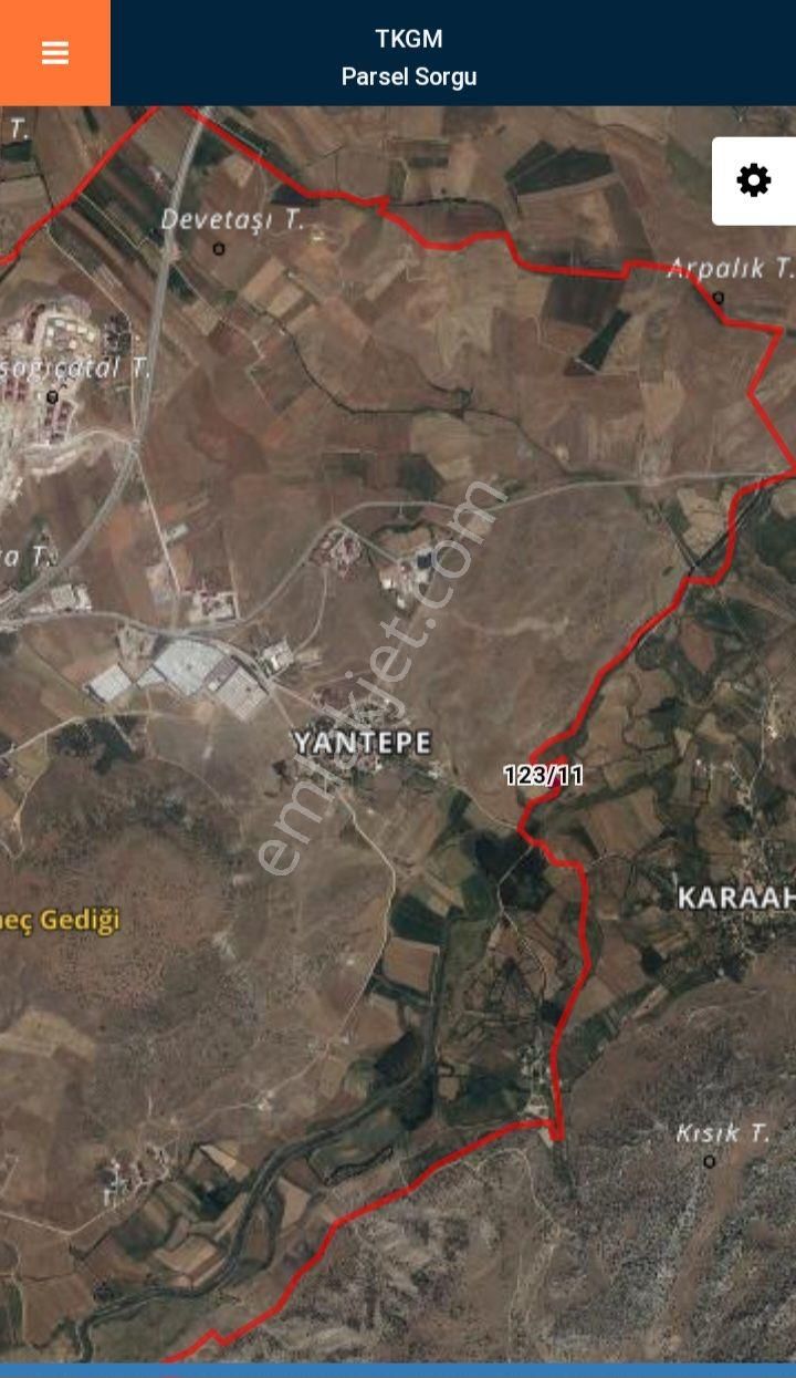 Göksun Yantepe Satılık Tarla Panoramavi Den Arsa Statüsünde Değerli Arazi