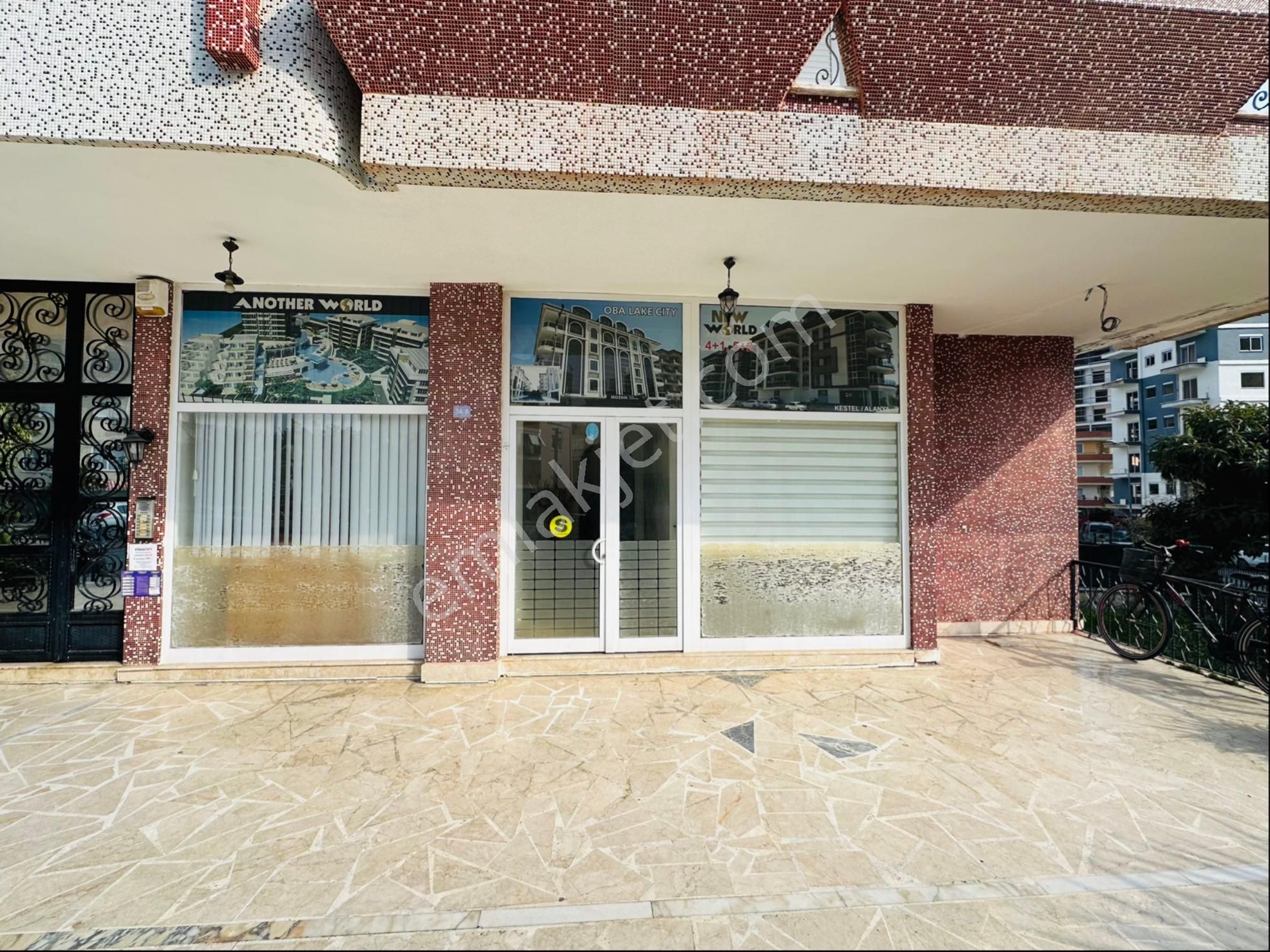 Alanya Saray Kiralık Dükkan & Mağaza Emlakparktan Saray Mahallesi Merkezi Konumda Kiralık 150m2 İki Katlı Dükkan