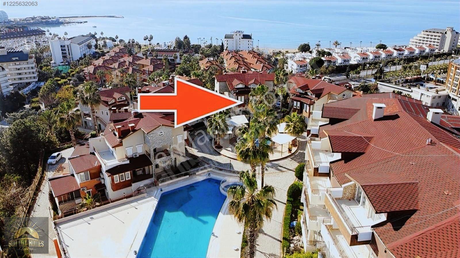 Alanya Türkler Satılık Daire Elite Country Club 2+1 Deniz Manzaralı Satılık Daire