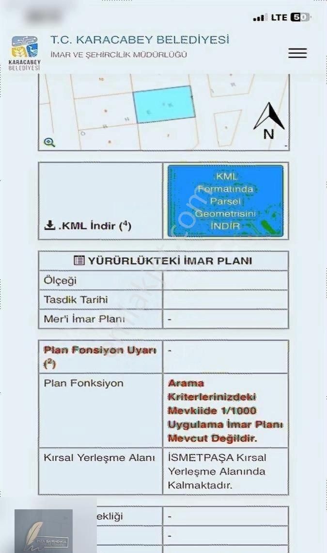 Karacabey İsmetpaşa Satılık Konut İmarlı Konut İmarlı Arsa