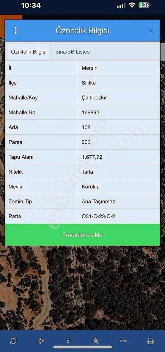 1677 M2 Tarla Çaltıbozkır Koruklu Mevkisi - Görsel 6