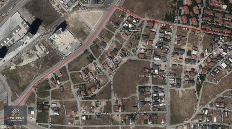 Çankaya Konutkent Satılık Villa İmarlı Konutkentte Kulelerin Karşısında 238 M2 Satılık Arsa