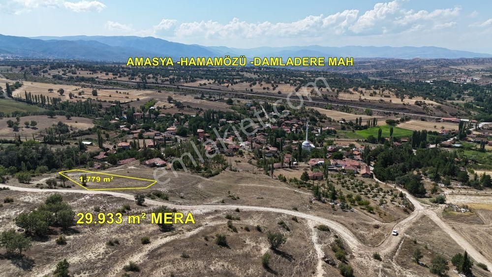 Hamamözü Damladere Köyü Satılık Tarla Amasya / Hamamözü / Damladere De 1.779 M² Müstakil Tapulu Tarla