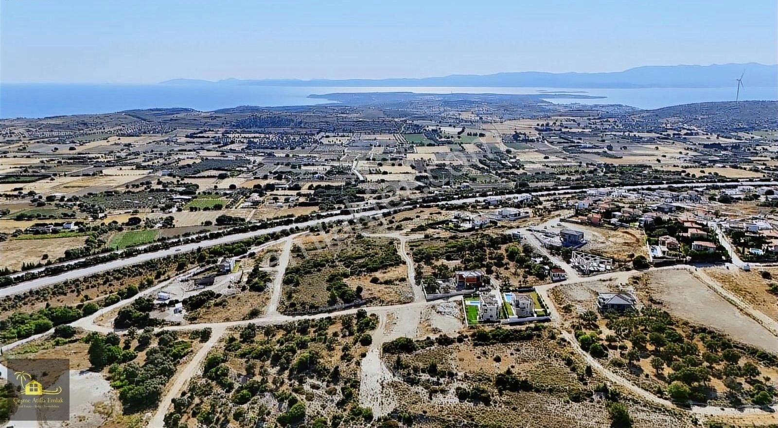 Çeşme Ovacık Satılık Konut İmarlı Toskana'nın Yıldızı 4 Adet Deniz Manzaralı Kupon Arsalar