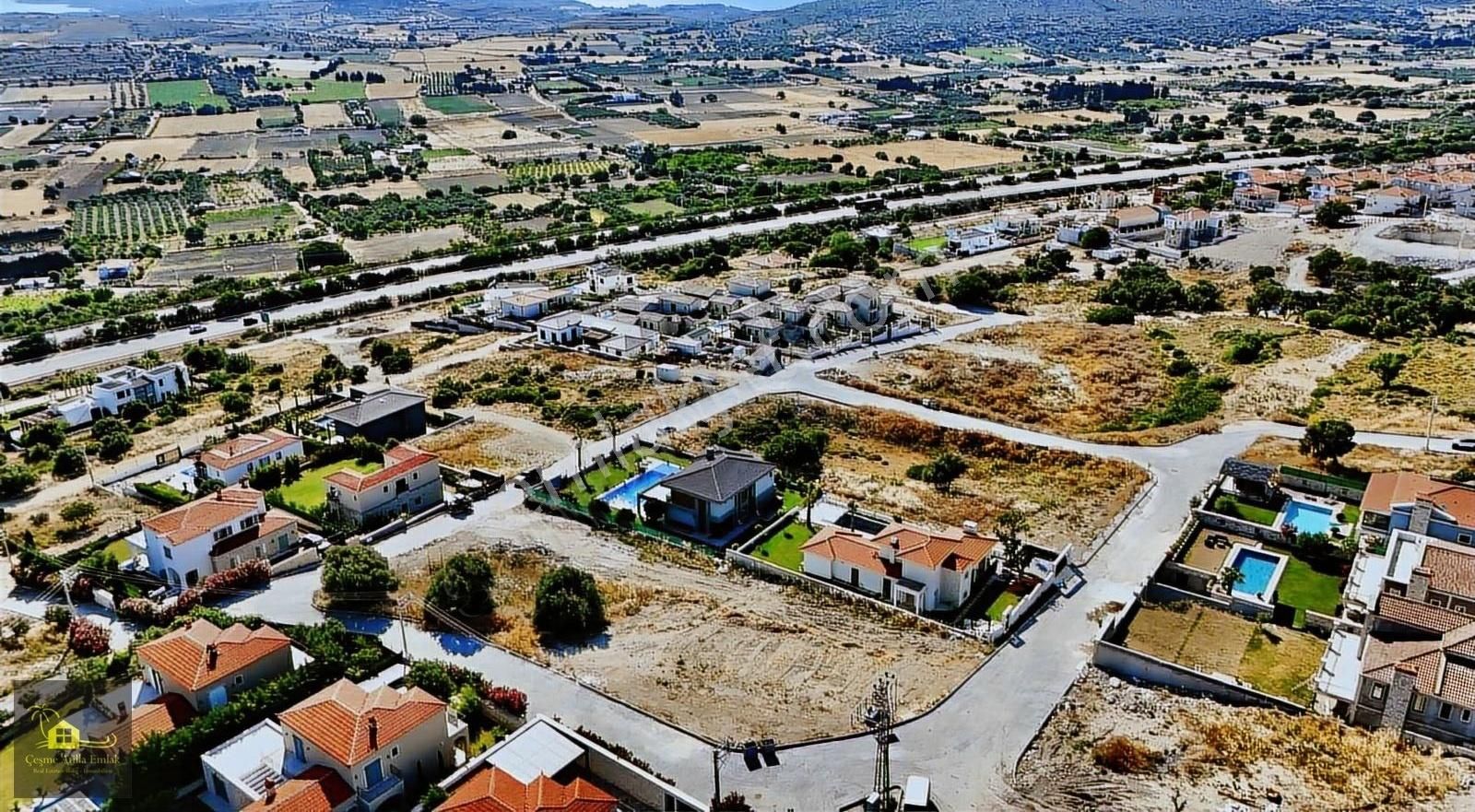 Çeşme Ovacık Satılık Konut İmarlı Toskanada Köşe Kapanmaz Deniz Manzaralı Kupon Arsa 839ö2