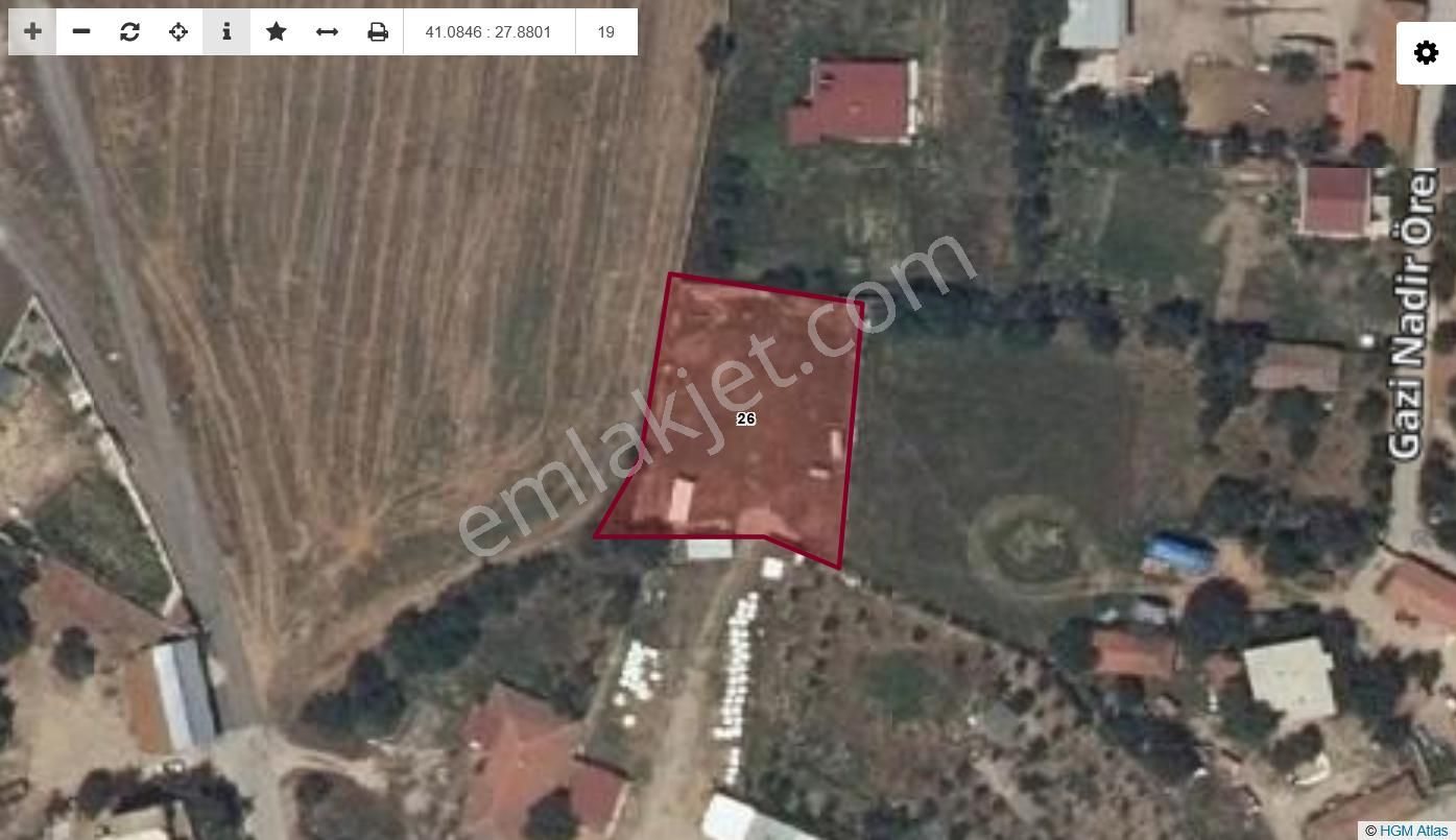 Çorlu Şahpaz Satılık Villa İmarlı Satılık Villa İmarlı 1095 M2 Kelepir Arsa