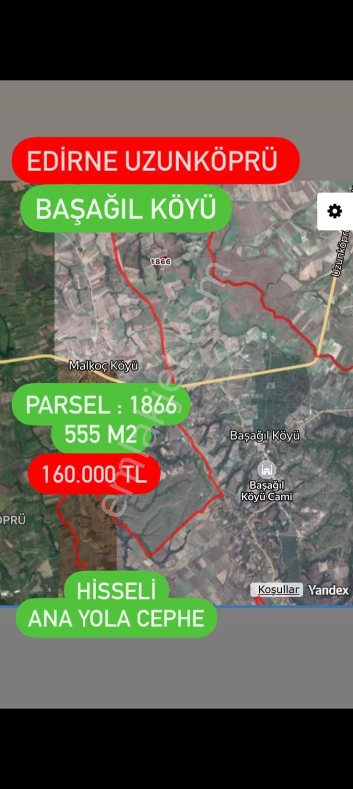 Uzunköprü Başağıl Köyü Satılık Muhtelif Arsa Satılık Arsa