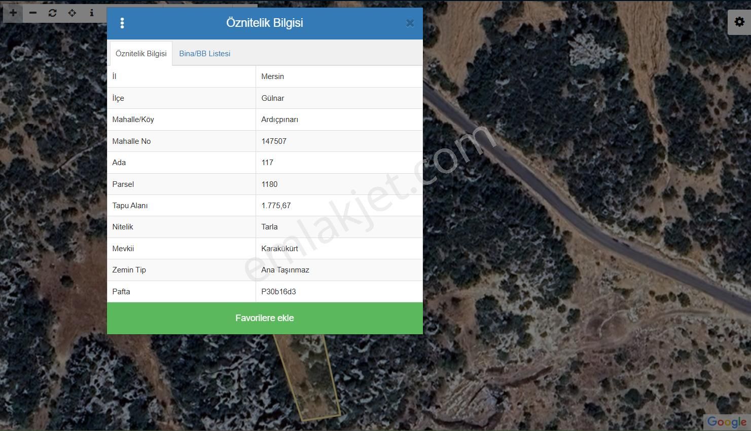 Müstakil Tapu 1775 M² Asfalt Yol - Görsel 10