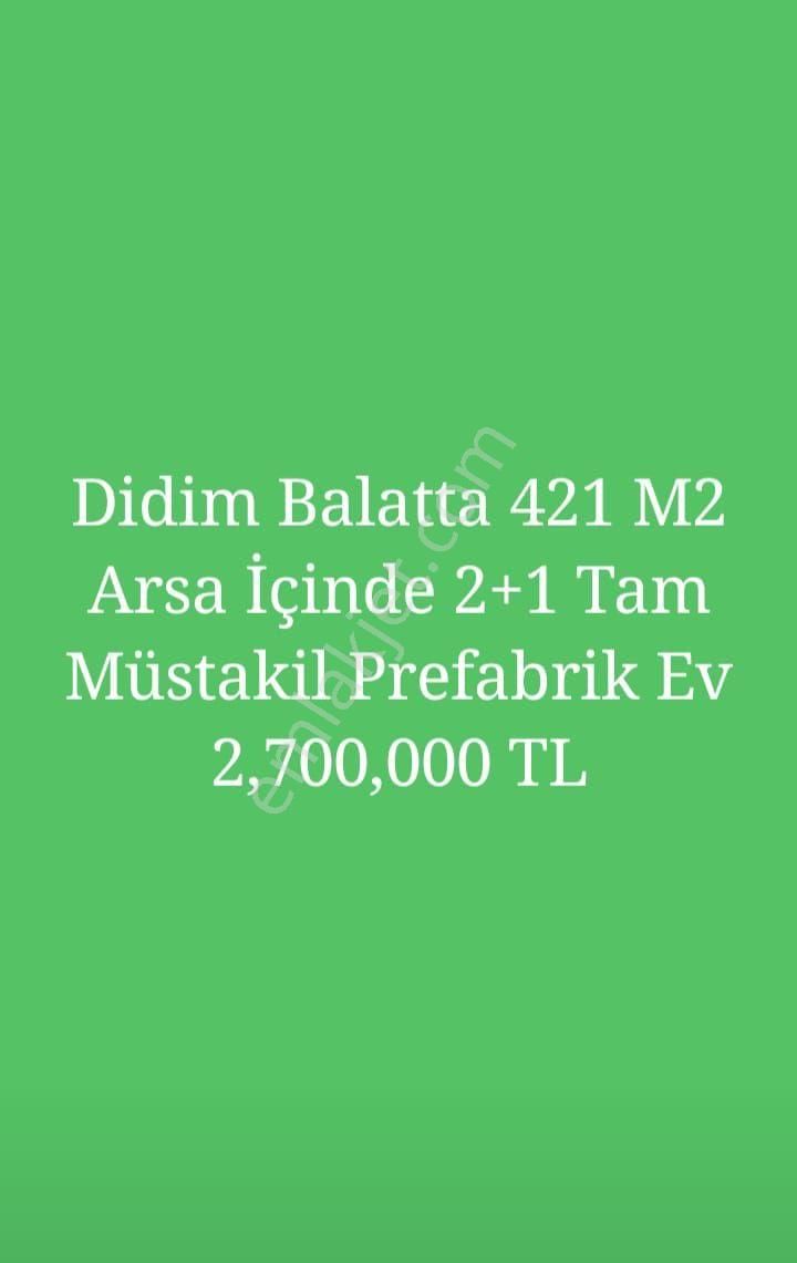 Aydın Didim Satılık Prefabrik Balat Mallesinde Satılık Prefabrik Ev