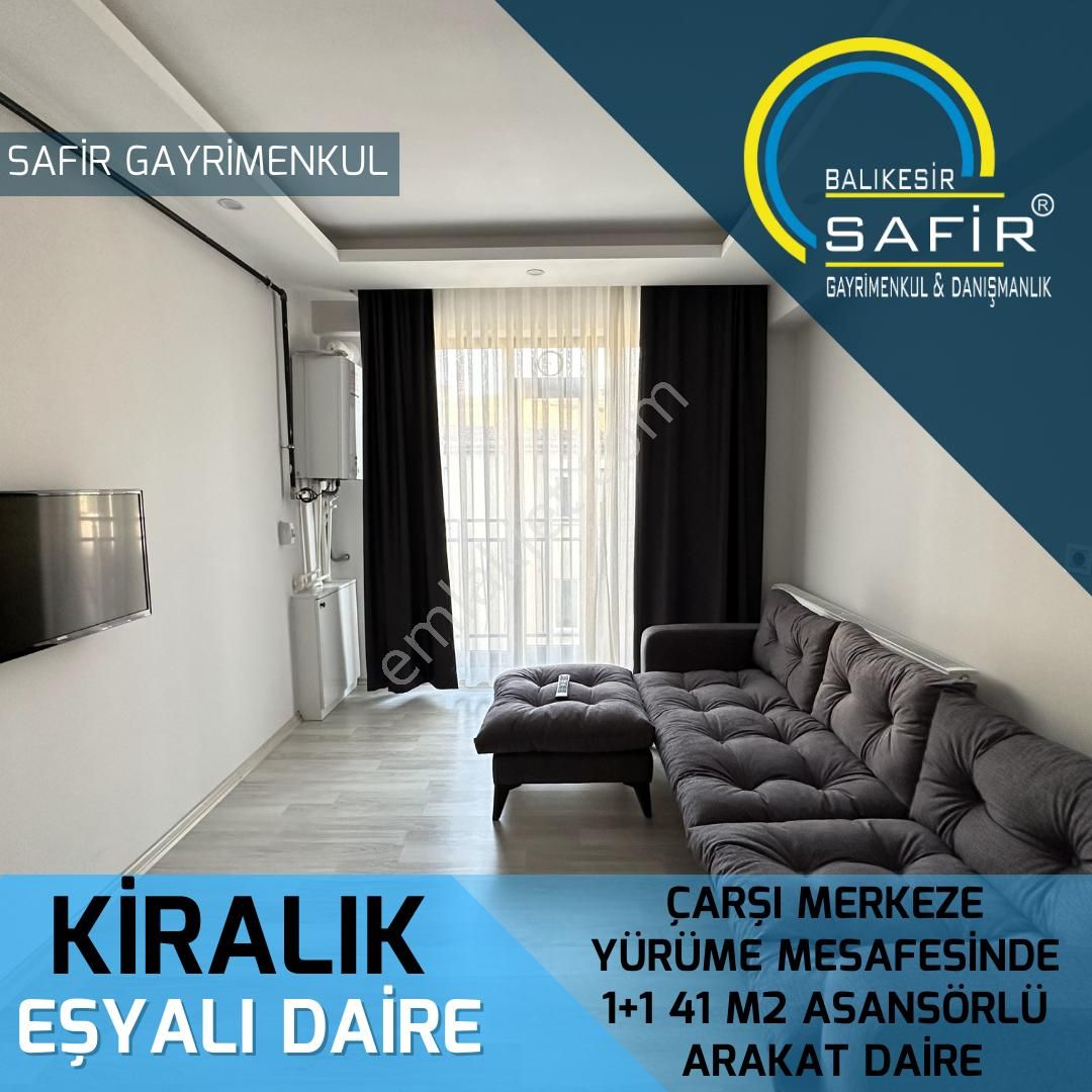 Altıeylül Hacı İlbey Kiralık Daire Çarşı Merkeze Yürüme Mesafesinde 1+1 41 M2 Eşyalı Asansörlü Lux Arakat