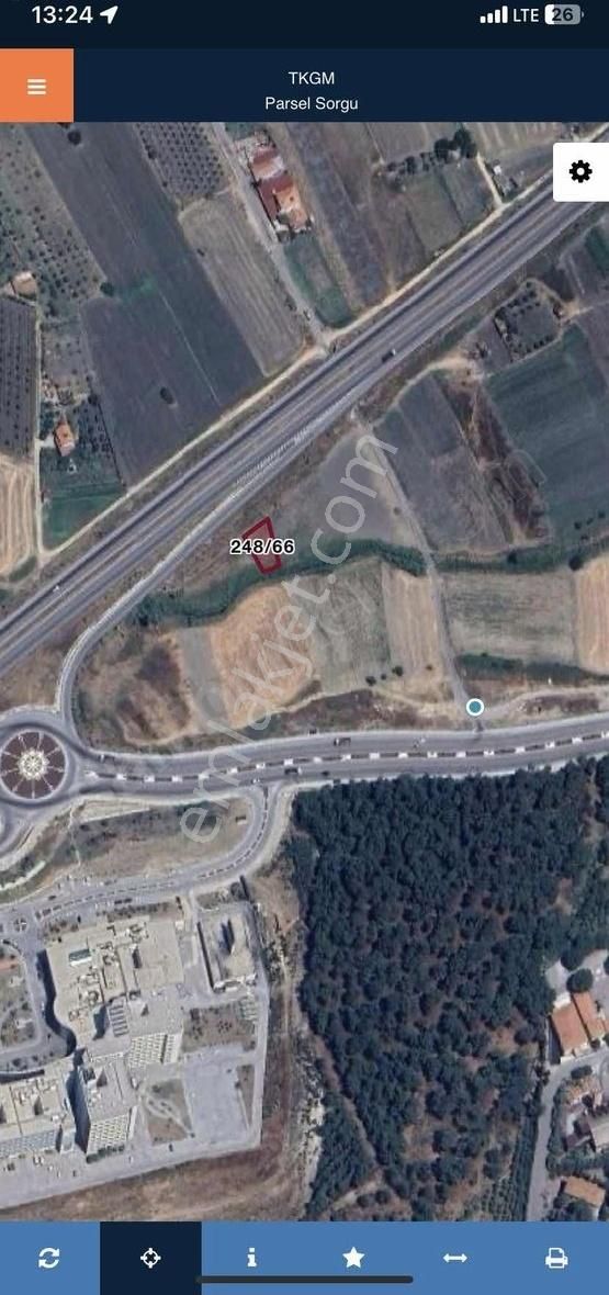 Soma Turgutalp Satılık Tarla Hastane Kavşağı Dibinde 380 M2 Arazi !!