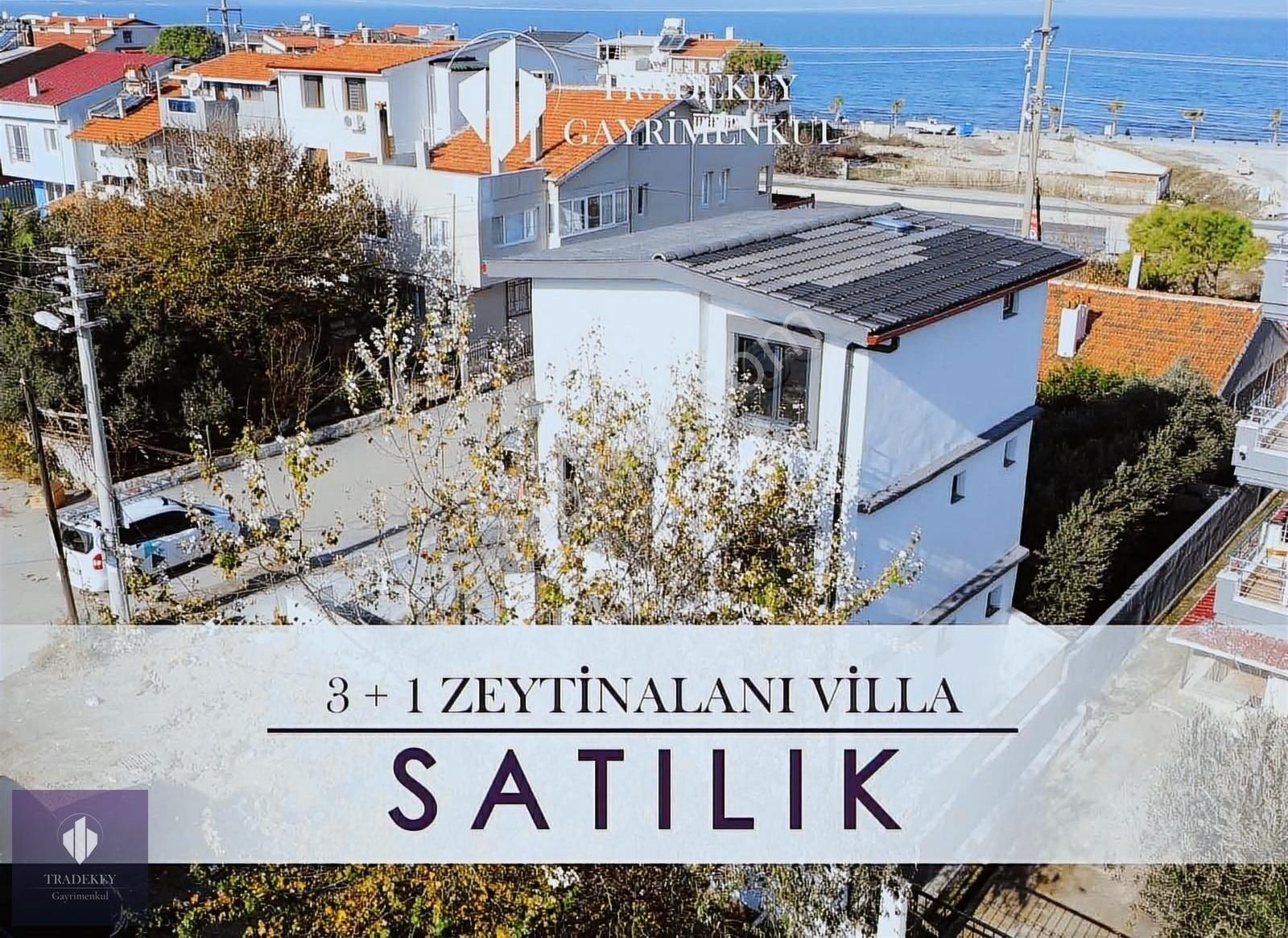 Urla Zeytinalanı Satılık Villa Fırsat! Urla Zeytinalanı'nda Deniz Manzaralı, Tripleks 3+1 Villa