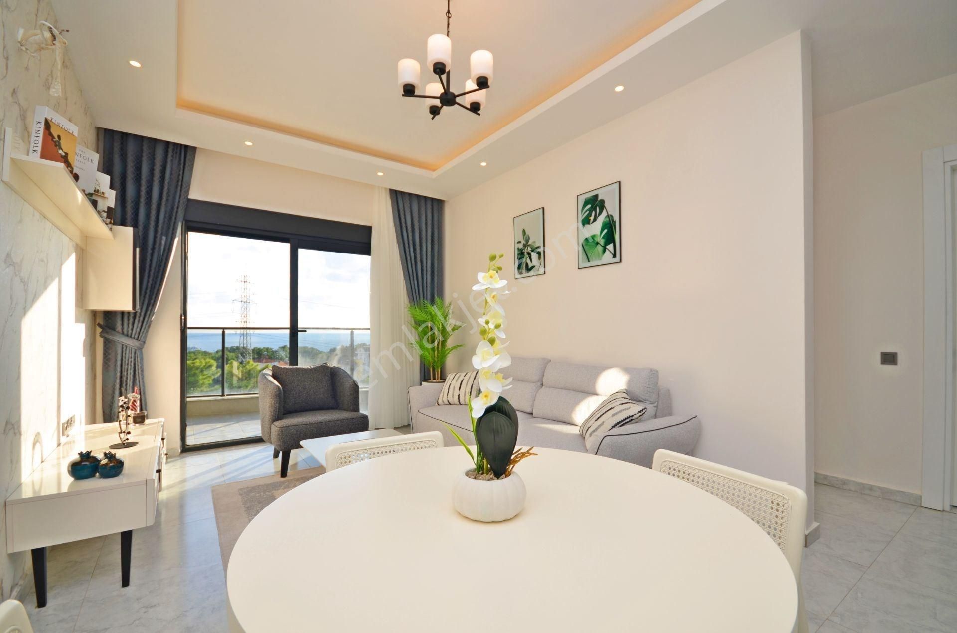 Alanya Avsallar Satılık Daire Forsale 1+1 Luxury Apartment Wıth Full Sea Vıew Alanya/avsallar