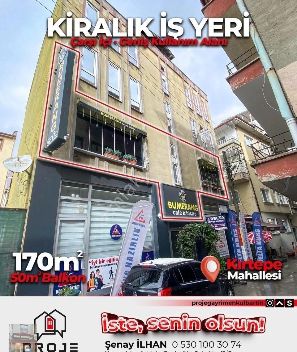 Bartın Merkez Kırtepe Kiralık Dükkan & Mağaza Bartın Merkez Çarşı İçi 170m2 Kiralık İşyeri