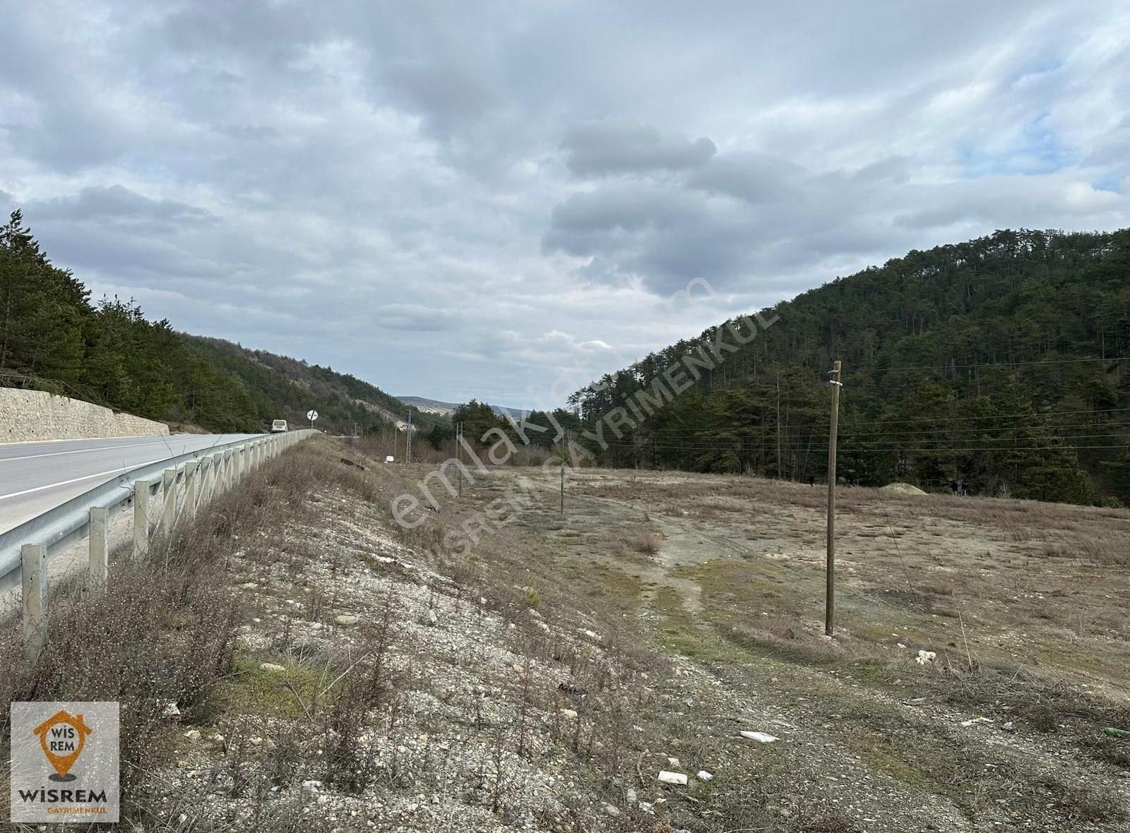 Bolu Merkez Gövem Köyü (Merkez) Satılık Tarla Wisrem Bolu'dan Anayola Cephe Yatırımlık Tarla