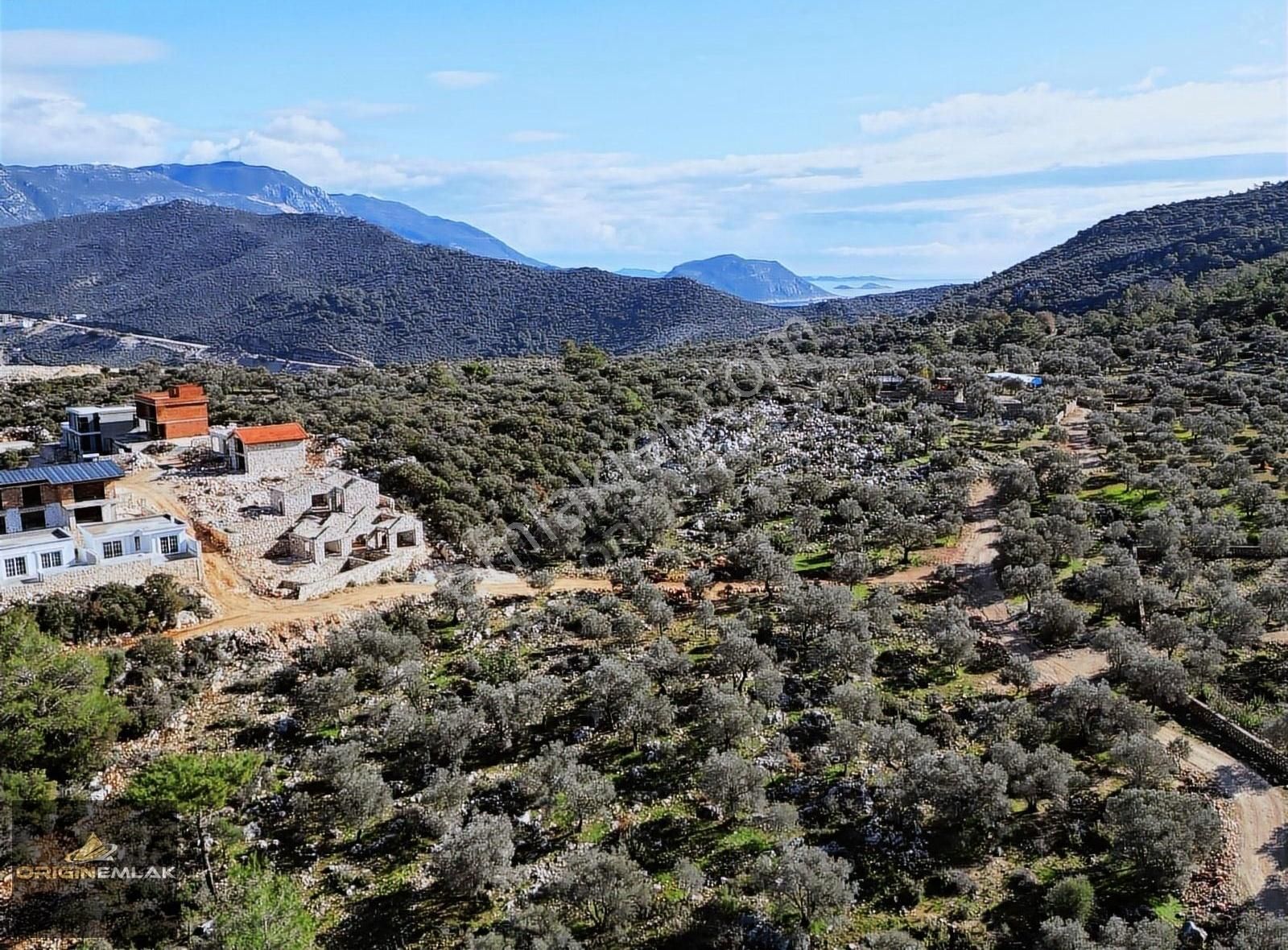 Kaş Yeşilköy Satılık Tarla Origin Emlak'tan Yeşilköy'de Müstakil Tapu Manzaralı Arazi