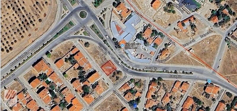 Odunpazarı Çankaya Satılık Ticari İmarlı Adalı'dan Cadde Üstü Fırsat Arsa