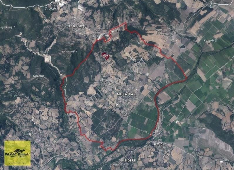 Gönen Muratlar Satılık Tarla Gönen Muratlar'da 17.450 M2 Fırsat Satılık Arazi S 2693