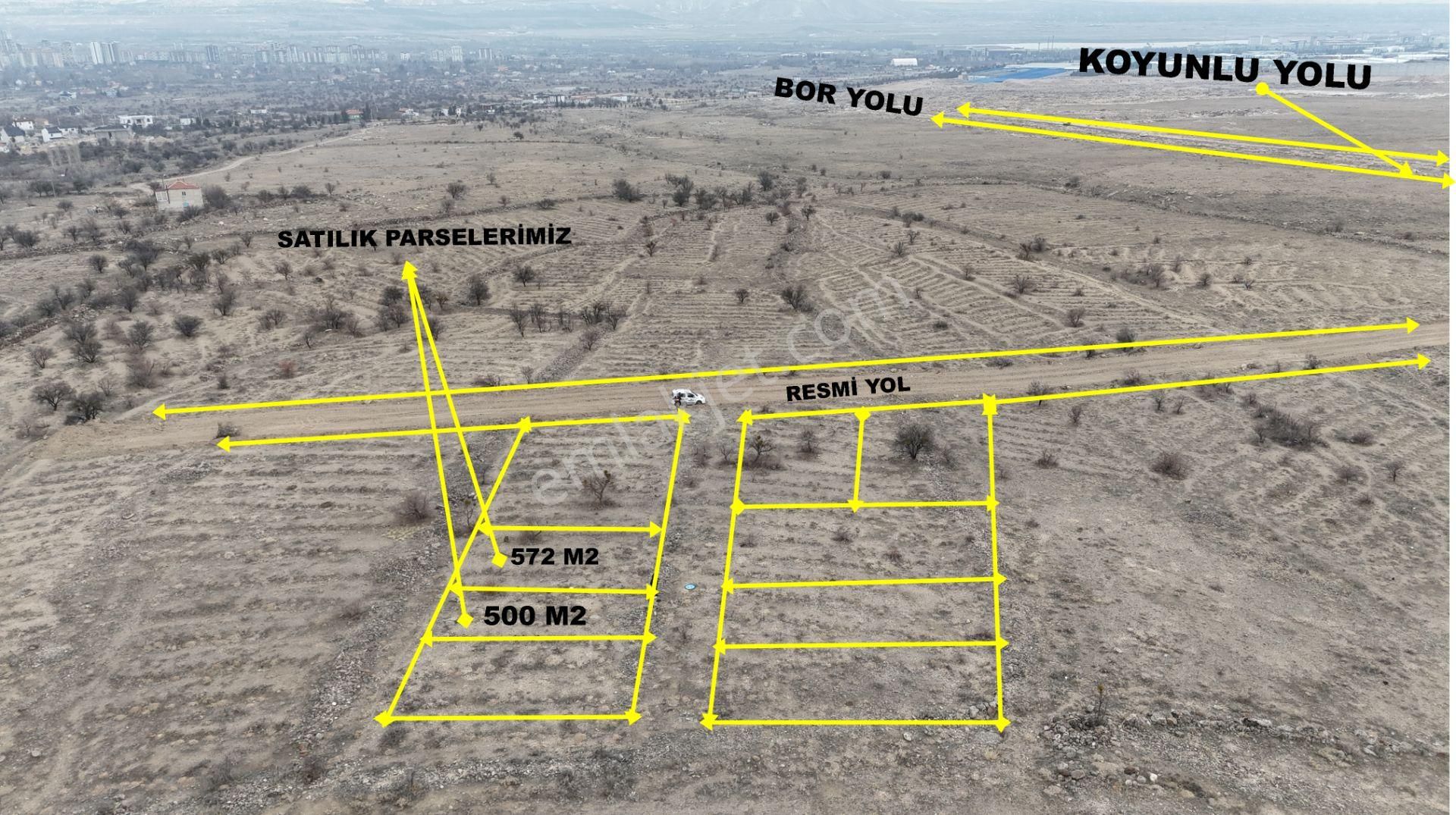 Niğde Merkez Fertek Satılık Villa İmarlı E.gökal Fertek !!500 M2 İki Kata İmarlı Satılık Arsa !!