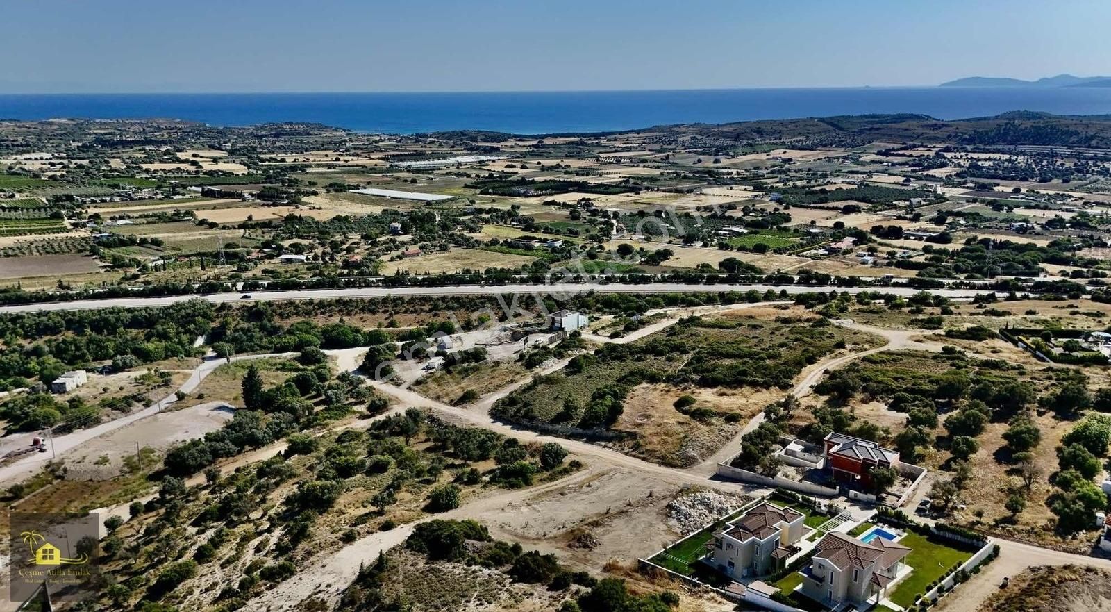 Çeşme Ovacık Satılık Konut İmarlı Çeşme Toskana'da Emsal Dışı Süper Konumlu Arsa