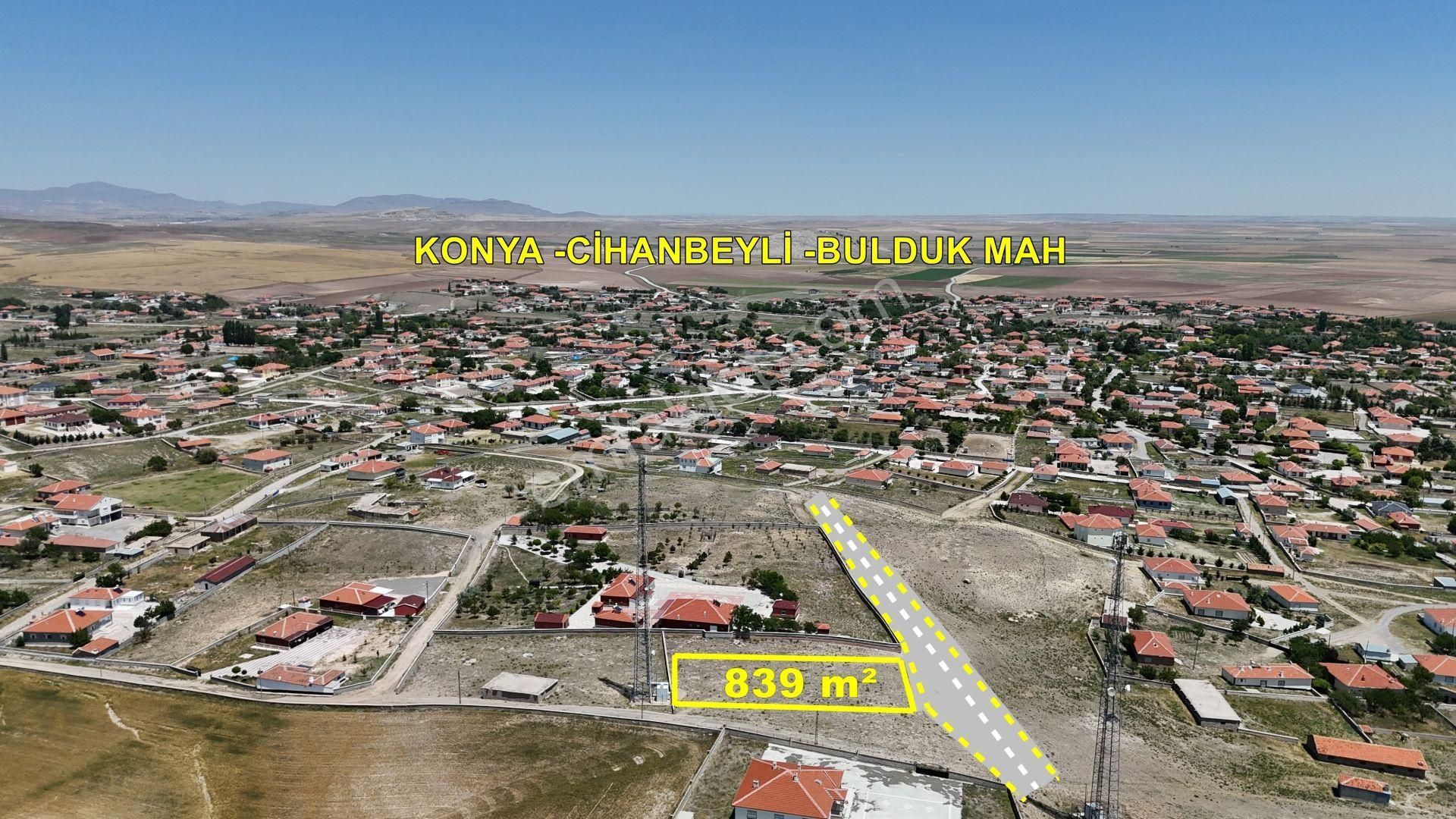 Cihanbeyli Bulduk Satılık Konut İmarlı Konya / Cihanbeyli / Bulduk Mahallesinde 839 M² Müstakil Tapulu İmarlı Arsa