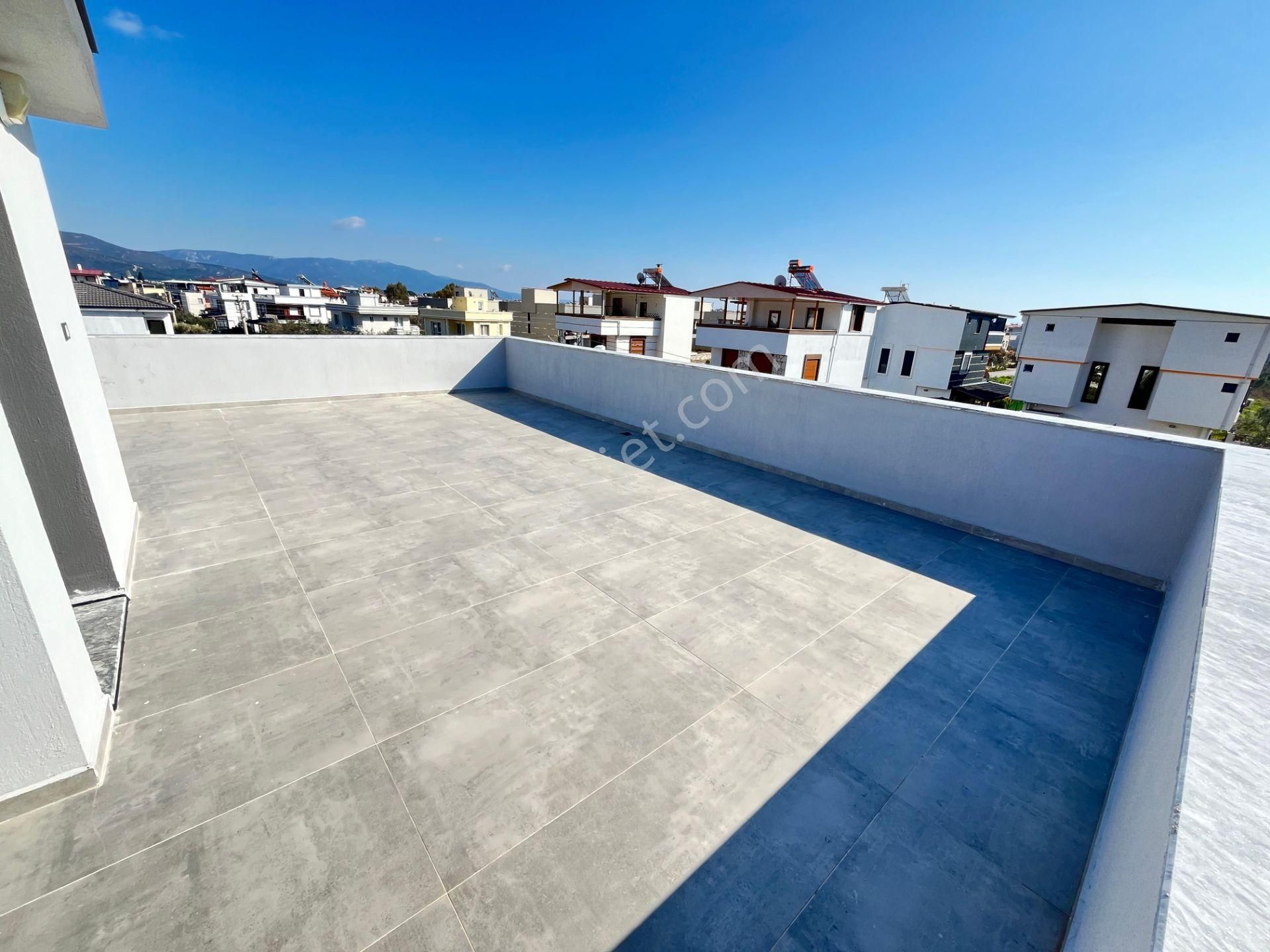 Doğanbey'de Açık Ferah Konumda Satılık Sıfır Tek Müstakil 3+1 Villa - Görsel 30