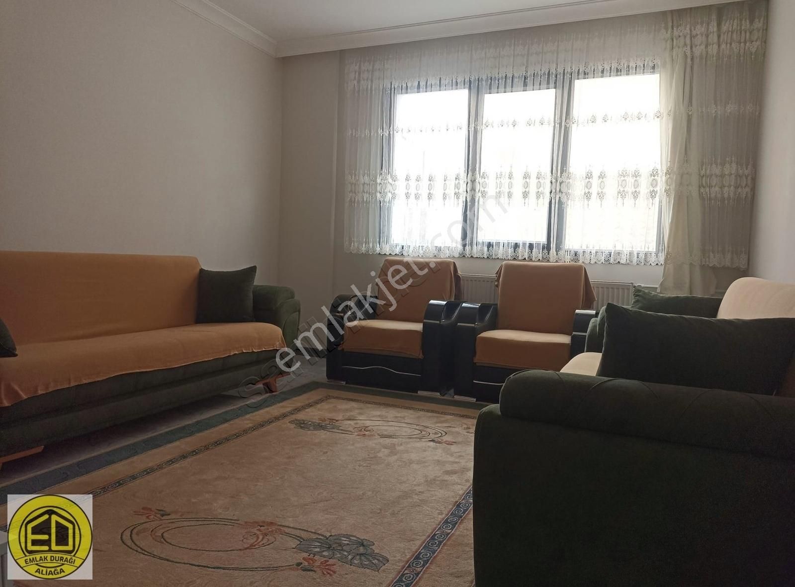 Aliağa Yeni Kiralık Daire Emlak Durağı'ndan Yeni Mah Merkezde 1+1 Eşyalı Daire