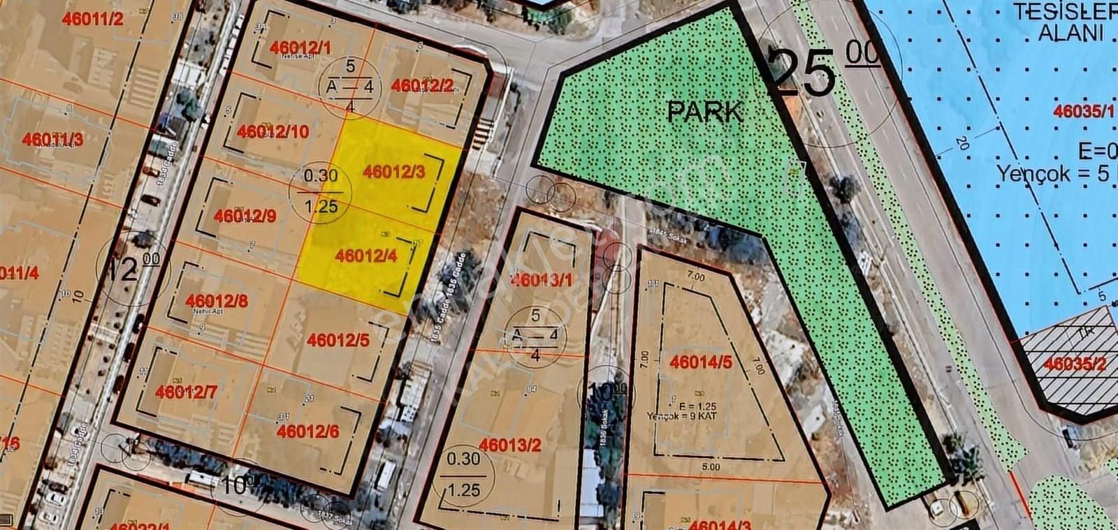 Etimesgut Elvan Satılık Konut İmarlı Etimesgut Elvan'da 1300 M2 1.25 Emsal 13 Dairelik Arsa