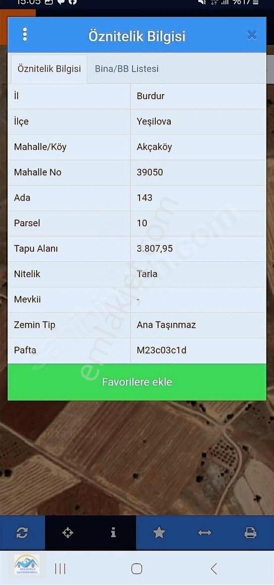Burdur Yeşilova Akçaköyde Uygun Arazi.... - Görsel 4