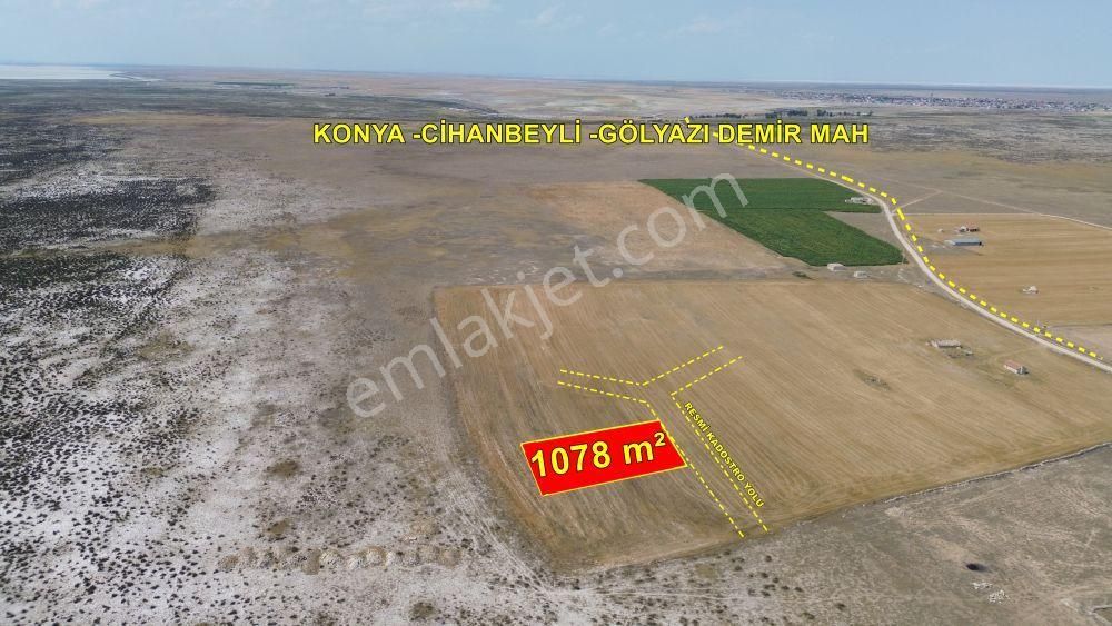 Cihanbeyli Gölyazı Satılık Konut İmarlı Konya / Cihanbeyli / Gölyazı-demir De 1.078 M² İmarlı Arsa