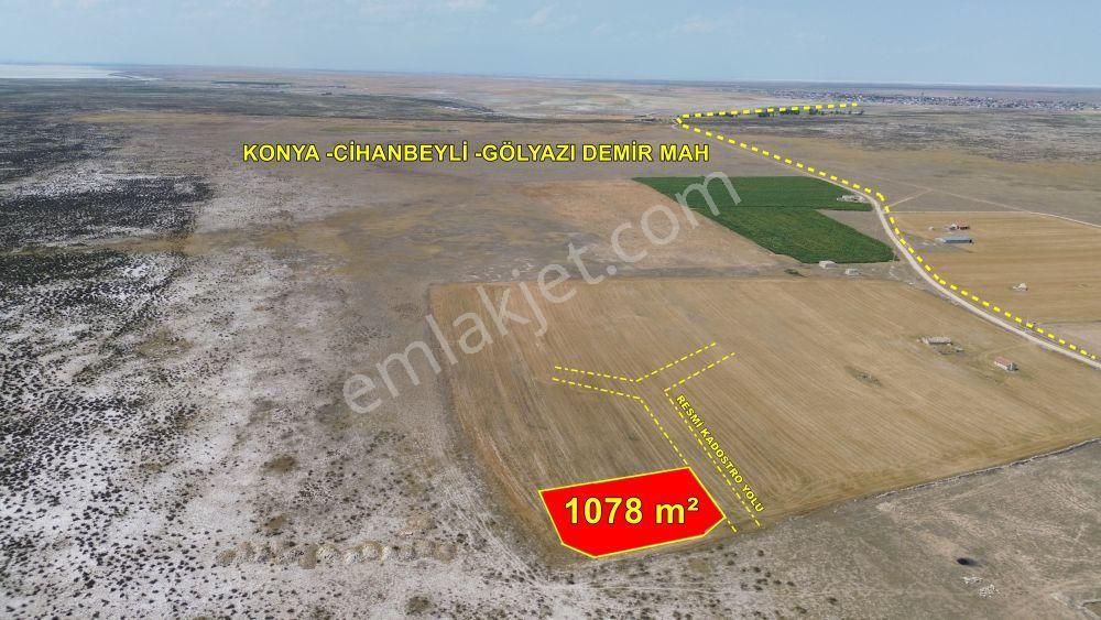 Cihanbeyli Gölyazı Satılık Konut İmarlı Konya / Cihanbeyli / Gölyazı-demir De 1.078 M² M Üstakil Tapulu İmarlı Arsa