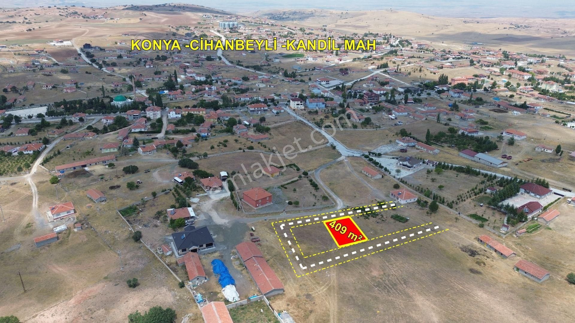 Cihanbeyli Kayı Satılık Konut İmarlı Konya Cihanbeyli Kandil'de 409 M² İmarlı Arsa