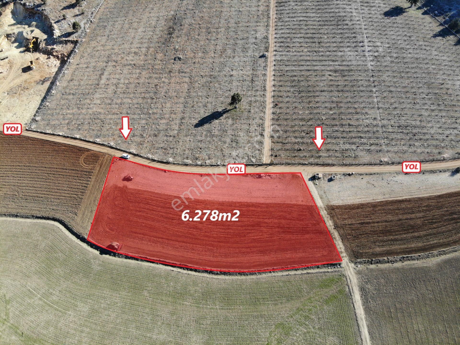 Antalya Elmalı Tekke Mahalle Merkezine Yakın Kadastrol Yola Cephe 6.278m2 Satılık Tarla - Görsel 6