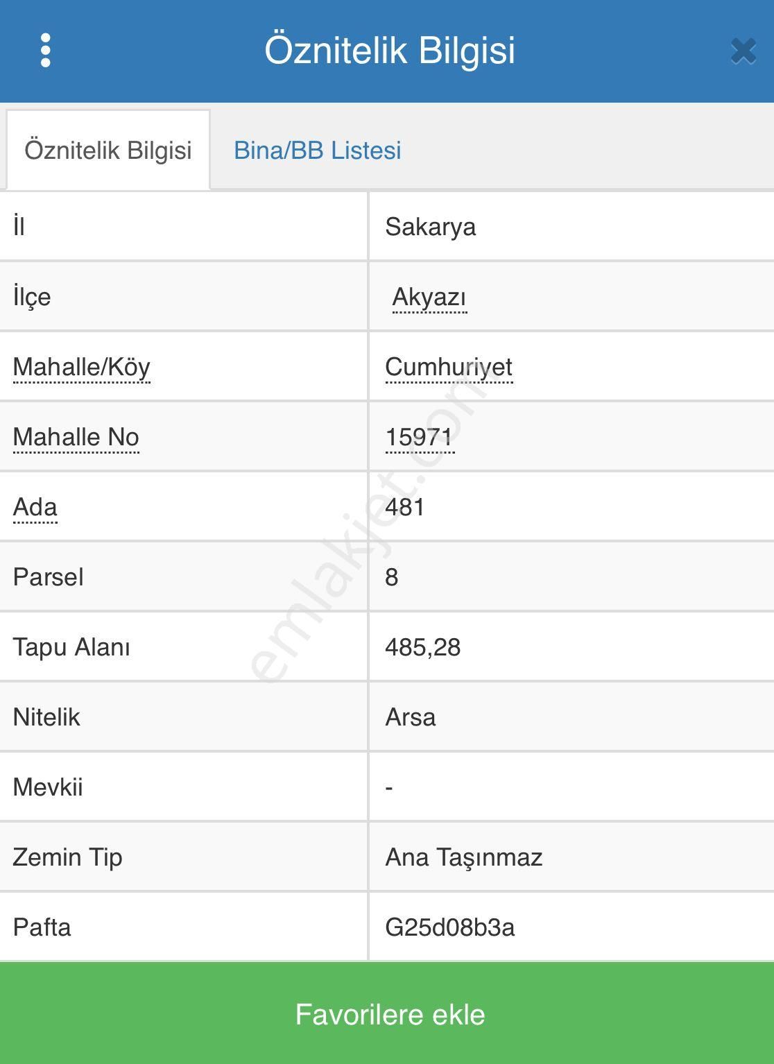 Akyazı Konuralp Satılık Konut İmarlı Sahibinden Kelepir Konut İmarlı Köşe Parsel Arsa