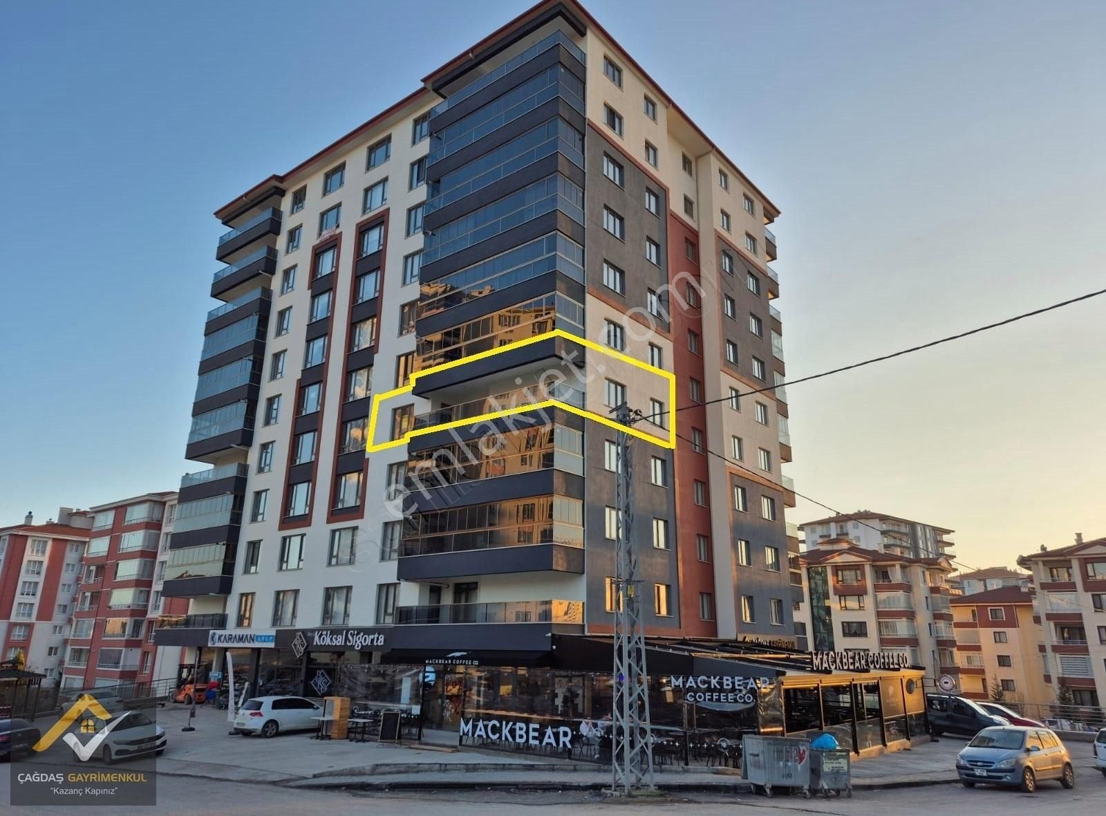 Beypazarı Başağaç Satılık Daire Çağdaş Gayrimenkul'den Alsancak Sitesinde 4+1 Daire