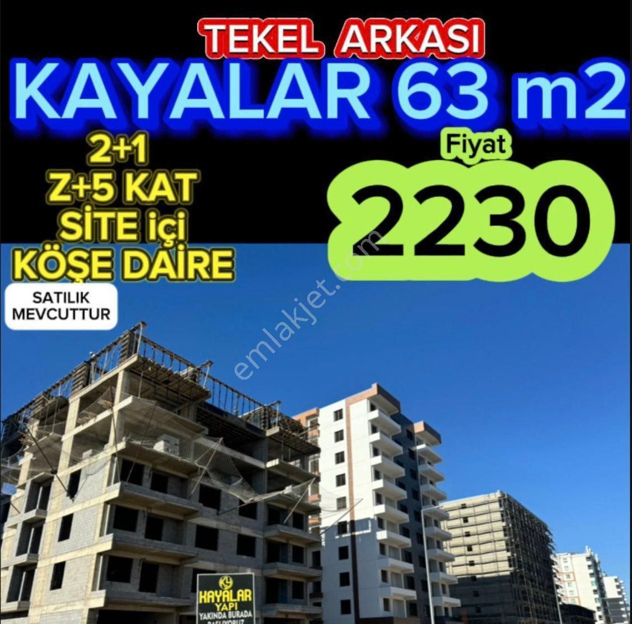 Kayapınar Medya Satılık Daire 75 Emlaktan Marstoş Cattesinde 2+1 Kayalarda Acil Satlık Daire