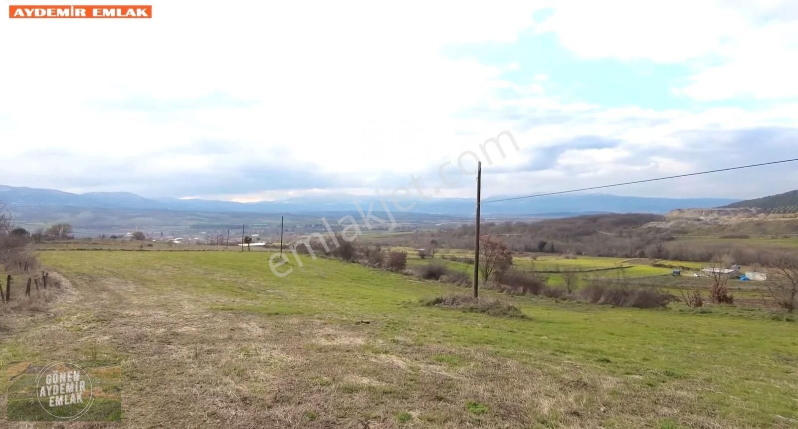 Gönen Tütüncü Satılık Tarla Gönen Ve Köy Manzaralı 9765 M2 Tarla