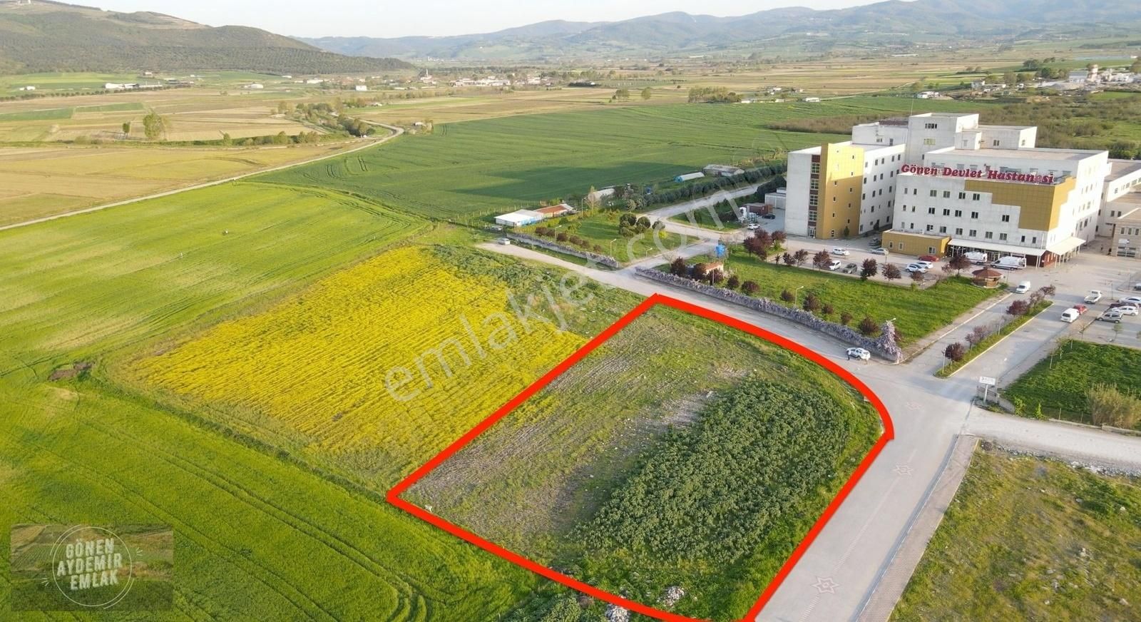 Gönen Gündoğdu Satılık Ticari İmarlı Hastane Yanı Avm İçin Uygun Toplam 4.400 M2 Ticari İmarlı Arsa